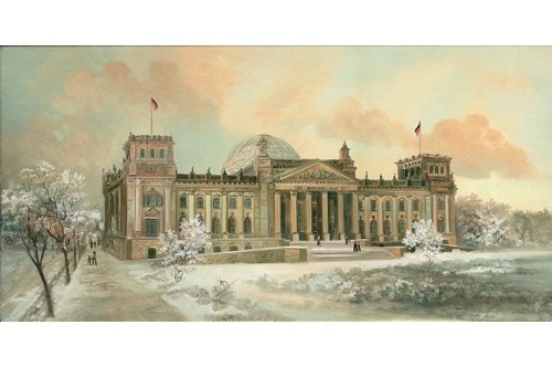 Das Reichstagsgebäude zu Berlin